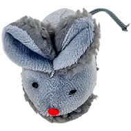 ANNAM Plush mouse 10 cm, grey - Cat Toy Mouse