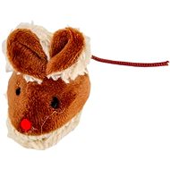 ANNAM Plush mouse 10 cm, brown - Cat Toy Mouse