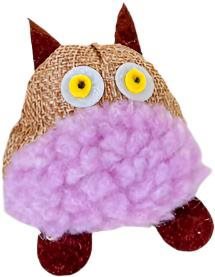 ANNAM Cat toy furry 9 cm, purple - Cat Toy