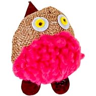 ANNAM Cat toy furry 9 cm, red - Cat Toy