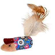 ANNAM Feather toy 15 cm, blue - Cat Toy Mouse