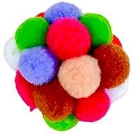ANNAM Plush ball for cats 5 cm, coloured - Cat Toy Ball