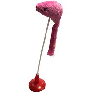 ANNAM Mouse on suction cup 20 cm, pink - Cat Toy Mouse