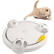 ANNAM Rotating battery mouse for cats 32 cm, white - Cat Toy