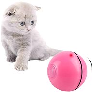 ANNAM Rolling ball with flashlights 6,4 cm, pink - Cat Toy Ball