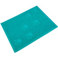 ANNAM Non-slip dish mat 30 × 40 cm, turquoise - Pet Bowl Placemat