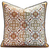 ANNAM Colonial style cover - embroidered - patterned, orange 45 × 45 cm - Pillowcase