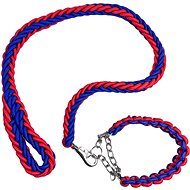 ANNAM Heavy duty leash with collar 1,2 × 140 cm, blue - Leash