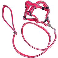 ANNAM Cross leash with harness, pink - Leash