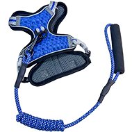 ANNAM Leash with harness, blue - Leash