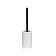 Andrea House Toilet brush with marble effect, black/white - Toilet Brush