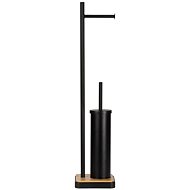 Andrea House Kovový držák na WC kartáč BA72126 černá - Toilet Brush