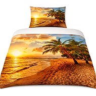 AO Consulting two-piece bed linen - Beach at sunset - Bed Linen