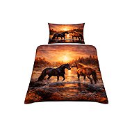 AO Consulting 2-piece bed linen - Horses in the water - Bed Linen