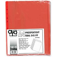 Auro Office A4 E45/100 pcs red smooth - Sheet Potector