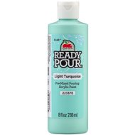 Apple Barrel Ready Pour pro pouring 236 ml, light turquoise - Acrylic Paints