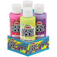 Apple Barrel Ready Pour set Color pop for pouring, 4 × 118 ml - Acrylic Paints