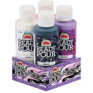 Apple Barrel Ready Pour set Cosmic for pouring, 4 × 118 ml - Acrylic Paints