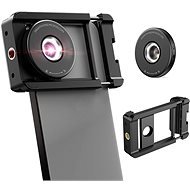 Apexel 100X Mobile phone holder Microscope Lens with LED Light & CPL filter - Objektív na mobil