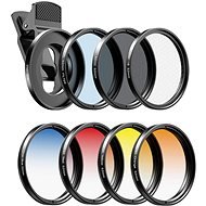 Apexel 52mm Filter Kit--Grad Red/Blue/Yellow/Orange/ND32/Star Filter/CPL - Telefon objektív