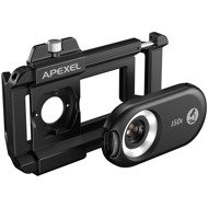Apexel 150X Microscope Lens with LED Light & UV Light - Phone Camera Lens