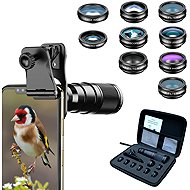 Apexel 22X Telescope Lens Kit --22x Telescope+10pcs extra phone lens kit - Phone Camera Lens