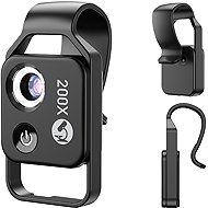 Apexel 200X Microscope Lens with LED Light with CPL Filter? Black Version? - Phone Camera Lens
