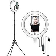 Apexel Ring Light 10“ with 2.1m Stand and Holder - Camera Light