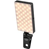 Apexel RGB Vlog Light with Tripod & wireless Lavillar Mic - Camera Light