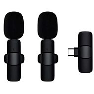 Apexel 2 Pack Wireless Lavalier Microphone USB-C conector - Microphone