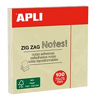 APLI "Z", 75 × 75 mm, 100 lístků, žlutý - Memo Pad