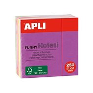 APLI 51 × 51 mm, 250 lístků, mix zářivých barev - Sticky Notes