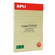 APLI linkovaný, 150 × 100 mm, žlutý - Sticky Notes