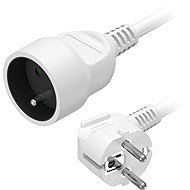 AlzaPower extension cord 230V 1 socket 15m white - Extension Cable