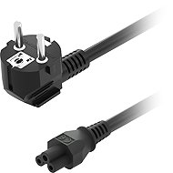 AlzaPower Cord IEC C5 250V 1m black - Power Cable