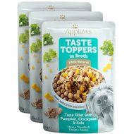 Applaws pocket Dog Taste Toppers Broth Tuna with pumpkin 3 × 85 g - Dog Food Pouch