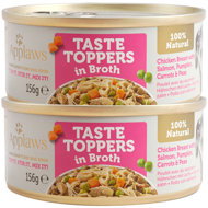 Applaws canned Dog Taste Toppers Broth Chicken with salmon 2 × 156 g - Canned Dog Food