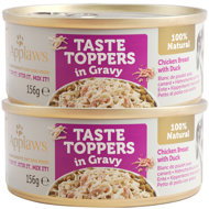 Applaws canned Dog Taste Toppers Gravy Chicken with duck 2 × 156 g - Canned Dog Food