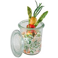 APS Set of 12 glasses with lid 160 ml - Storage Jar