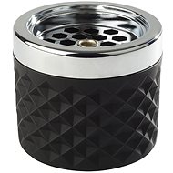 APS Glass ashtray black 00582 - Ashtray