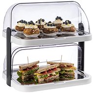 APS Refrigerated buffet display cabinet 2 tiers, white 09200 - Display case