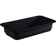 APS Gastrobowl GN 1/3-60 mm, porcelain, black - Gastro Container