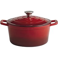 APS 5 Stars Pot with Lid, Red - Pot