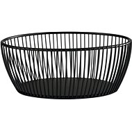 APS Svart Basket metal oval 20×15 cm, black - Bread Basket
