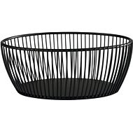 APS Svart Košík kovový oválný 24×19 cm, černý - Bread Basket