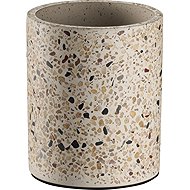 APS Terrazzo Cutlery container, height 135 mm, diameter 110 mm, terrazzo finish - Cutlery Stand