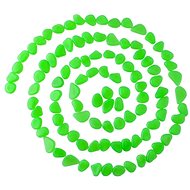ISO 8766 Világító kövek, zöld, 100 db - Díszvilágítás