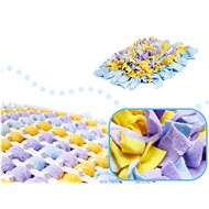 KIK KX5766 Sniffing rug purple-blue-yellow - Snuffle Mat