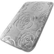 Aptel Bathroom rug 60 × 40 cm grey - Bath Mat