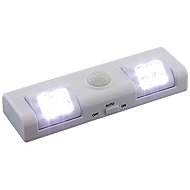 APT Motion sensor light 8 LEDs, 3 × AA, white - LED Light